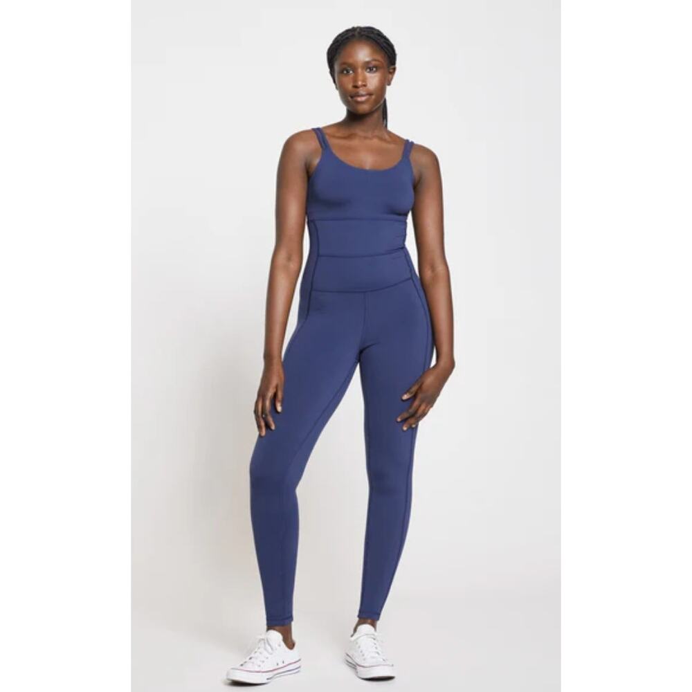 Universal Standard Next to Naked Bodysuit 4XS 00 0 Blue NWT 2XS Jumpsuit Yoga